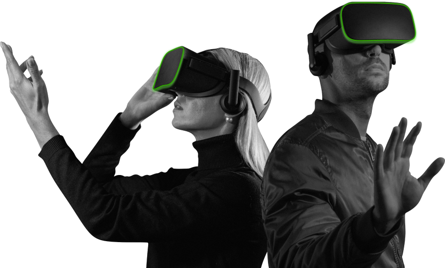 Two vr players